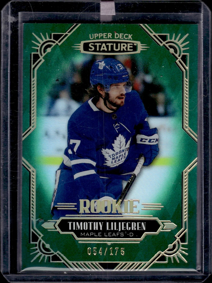 2020-21 Upper Deck Stature #193 Timothy Liljegren Green #/175 - Image 1 of 2