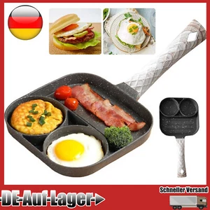 3 Loch Pfannkuchen Pfanne Spiegelei Eierpfanne Lochpfanne Bratpfanne Pancake DE - Bild 1 von 10