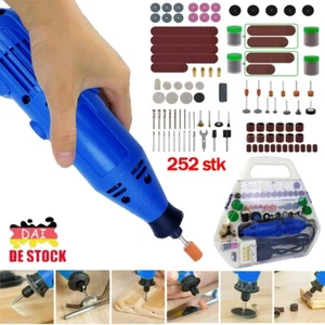 80/252TLG Multifunktionswerkzeug Drehwerkzeug Für Dremel Schleifgerät Schleifer - Bild 1 von 23