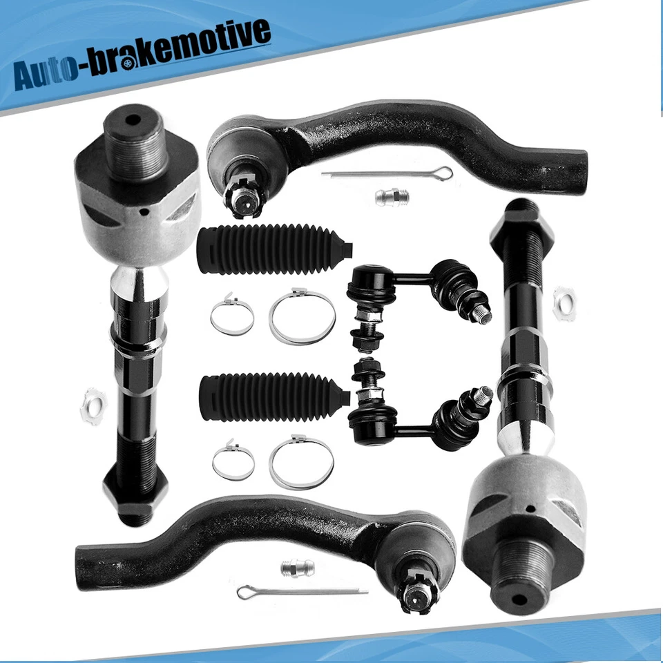 (8) Front Steering Stabilizer Bar Tie Rod End Link For 2005-2019 Nissan Frontier - Image 1 of 4