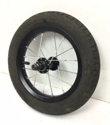 Bicicleta Delantera 12" Rueda Negra con Neumático 12-1/2" X 2-1/4" Bicicleta para Niños #B44 Foto 1 de 3