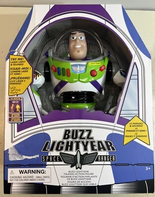 Disney Toy Story 12"Buzz Lightyear Interactive Talking Figure NEEDS BATTERIES - Image 1 of 4