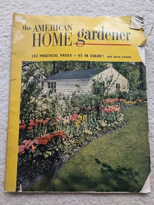 Magazine The American Home gardener 1950s landscape plant tree art garden flower - Picture 1 of 3