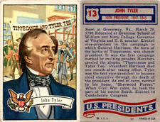 1956 Topps, U.S. Presidents, #13 John Tyler (B65)