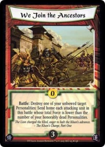 L5R CCG TTT The Truest Test We Join the Ancestors - Picture 1 of 1