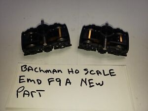 GEARED 4 WHEEL TRUCKS SET FOR BACHMANN 0507 HO SCALE  EMD F9 LOCOMOTIVE NEW PART