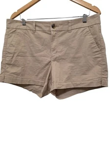 Pantalones Cortos Informales Old Azul Marino Caqui Algodón Para Mujer Tiro Medio Talla 12 Calce Cómodo - Imagen 1 de 8
