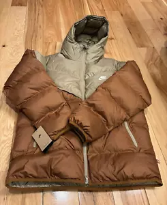 Nike Windrunner PrimaLoft Storm-FIT Hooded Puffer Jacket Khaki FB8185 248 MEDIUM - Picture 1 of 4