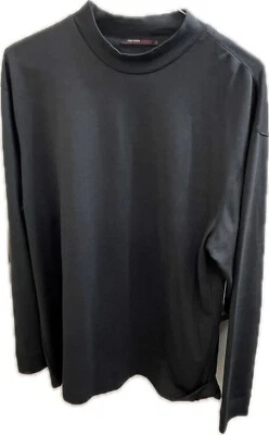 Nike Tiger Woods Collection Mock Neck CoverUp Long Sleeve Shirt Xl Wool Blend - Image 1 of 4