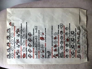 Ancien sachet Dupuis avec tous les héros du journal spirou Franquin-will etc... - Picture 1 of 1