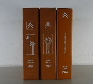 Manual De Taller Citroen Visa + C 15 / C15 - 3 Volúmenes - A Partir Del Año 1978 - Imagen 1 de 8