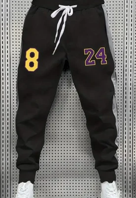 Joggers Kobe Bryant Mamba Negra Día 8/24! 🥶🐍🔥 Talla GRANDE o X-GRANDE. Stretch Foto 1 de 4