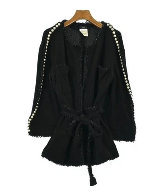 Jaquetas sem colarinho CHANEL pretas 38 (aprox. M) 2200609286043 - Imagem 1 de 4