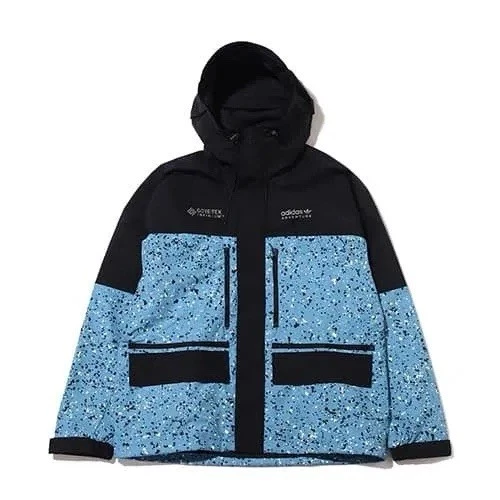 Adidas Adventure Size L Allover Print GORE-TEX Jacket HK5019 Waterproof Winer