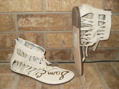 New Sam Edelman Griffen Gladiator Stud Tipped Fringe Thong Sandal 9 M/MSRP $85 - Image 1 of 4