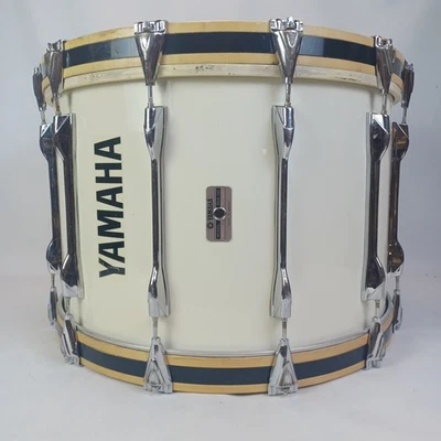 Yamaha 14x22MB822U "QP-6368" Bateria Baixo 12Lug Envoltório Branco Japão Vintage Anos 80 Marcher - Imagem 1 de 4