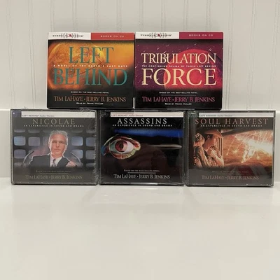 Left Behind Series CD Audio Book Lot Of 5 Sealed & Like New - LaHaye / Jenkins Foto 1 de 4