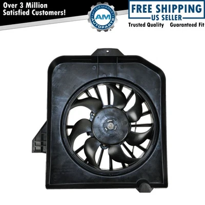 Conjunto de ventilador de refrigeración condensador de aire acondicionado derecho para Chrysler Dodge 01-05 Foto 1 de 3