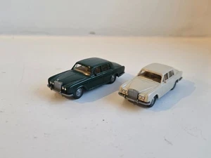 WIKING 2x Rolls Royse RR Silver Shadow 837/1 A kieferngrün B h'elfenbein - Bild 1 von 7