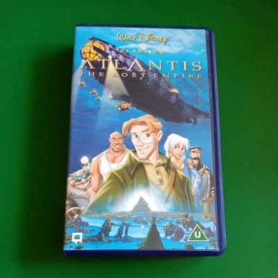 Atlantis The Lost Empire VHS Walt Disney Video TESTED - Image 1 of 3