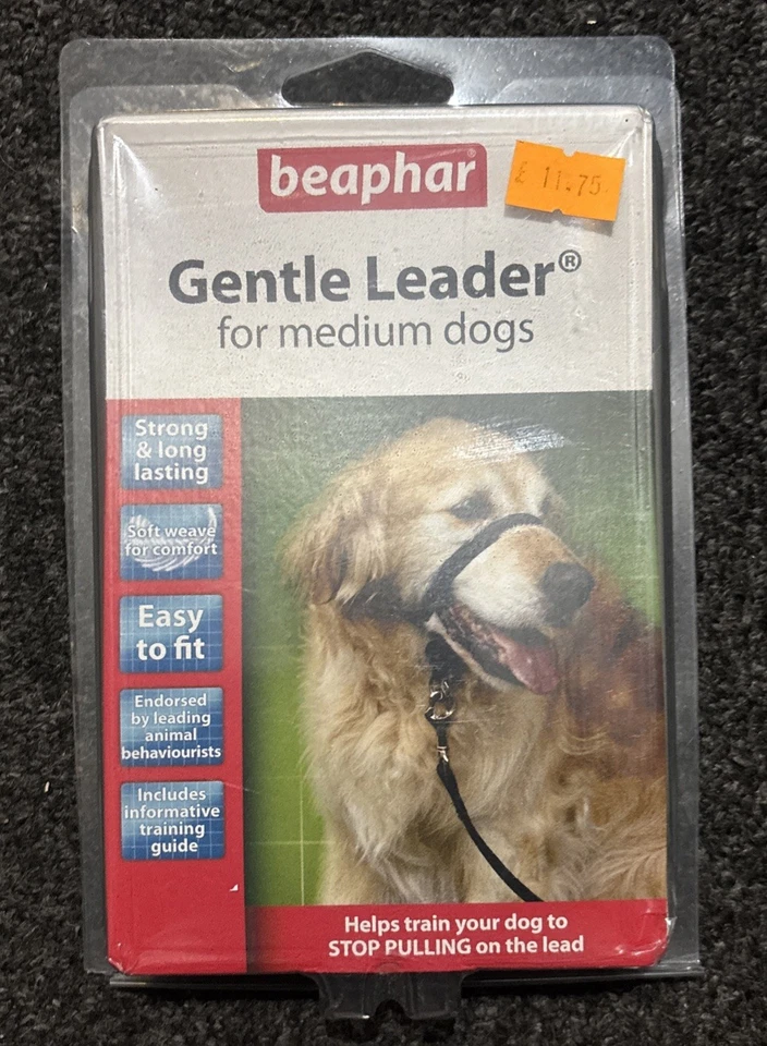 Beaphar Gentle Leader Safe Control - Deje de tirar para perros medianos - Negro Foto 1 de 2