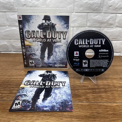 Call of Duty: World at War (Sony PlayStation 3, 2008) В коробке Протестировано Работает - Изображение 1 из 2