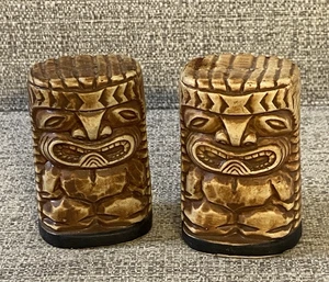 Salero y pimentero Tiki de colección Orquídeas de Hawaii R-318 Luau decoración de cocina - Imagen 1 de 11