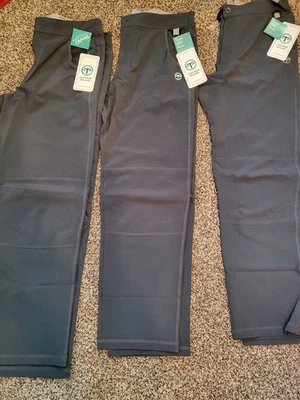 (3) PANTALONES WELBY PARA HOMBRE NUEVOS, HILOS ESENCIALES, PANTALONES EXFOLIANTES, 36X32, CINTURA ELÁSTICA Foto 1 de 4