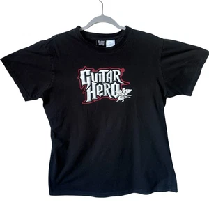 Y2K Guitar Hero T-Shirt Medium 2008 Activision Promo Schwarz PlayStation Xbox - Bild 1 von 8