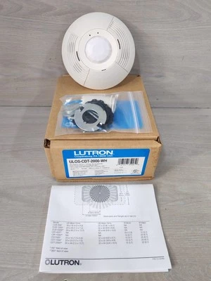 Sensor de ocupación Lutron ULOS-CDT-2000-WH Foto 1 de 4