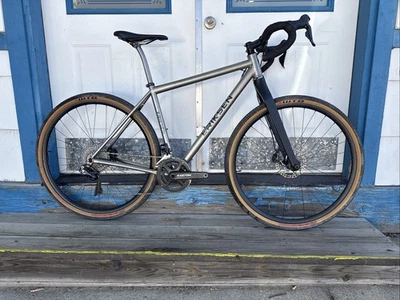 Eriksen Titanium Gravel Bike Shimano Dura Ace Di2 Medium Large Made in USA - Image 1 of 4