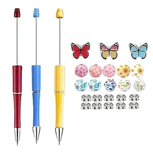 Beadable Pens Bulk with Silicone Beads for DIY Pen Making Kit for Women8793 - Picture 1 of 6