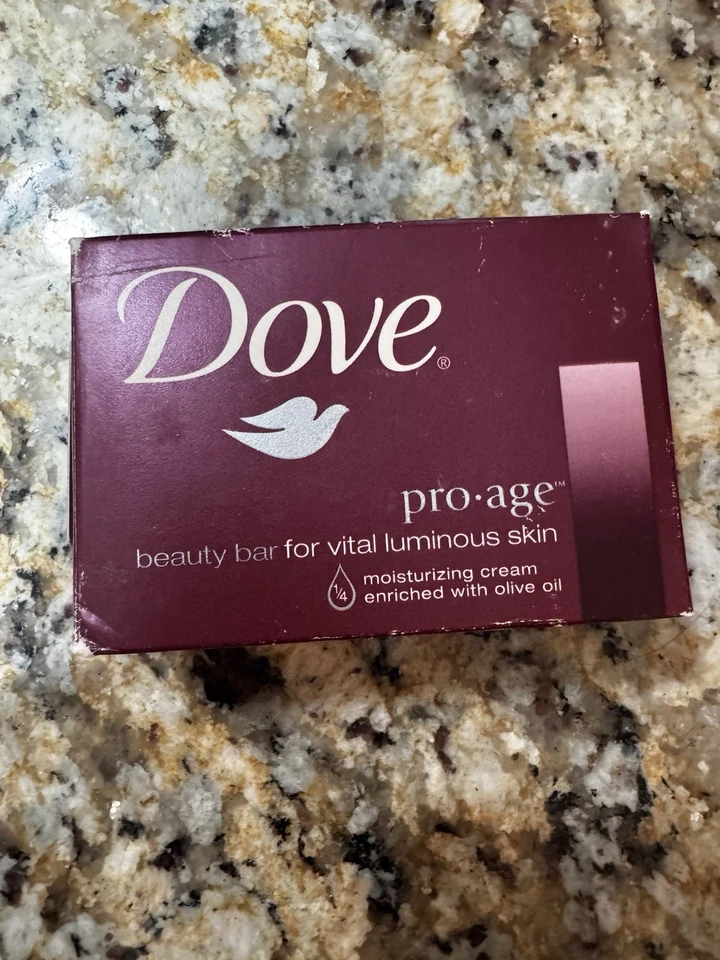 DiscontinuedDove Pro-Age Jabón Barra Crema Hidratante con Aceite de Oliva 4.25 OZ NUEVO Foto 1 de 2