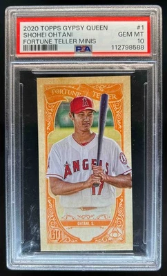 2020 Topps Gypsy Queen Shohei Ohtani Fortune Teller Minis #FTM-1 Angels PSA 10 - Image 1 of 2