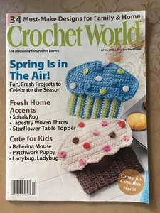 Crochet World Magazine April 2012 Spring - Picture 1 of 4