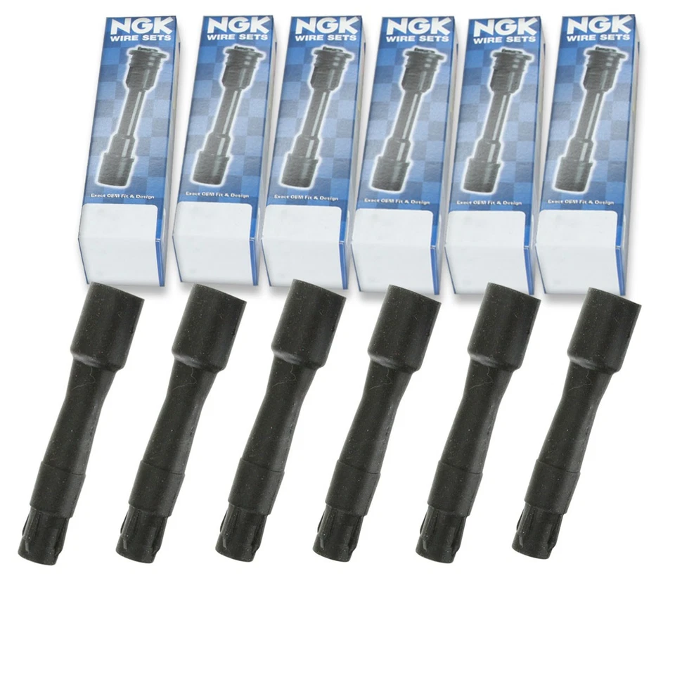 Bota de bobina de encendido NGK de 6 piezas para BMW 323Ci 2000 2,5 L L6 - Bujía directa kt Foto 1 de 4