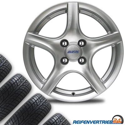 4x Alu Ganzjahresreifen Kompletträder für Seat Arosa Reifen 185/55R14 Hankook - Bild 1 von 2