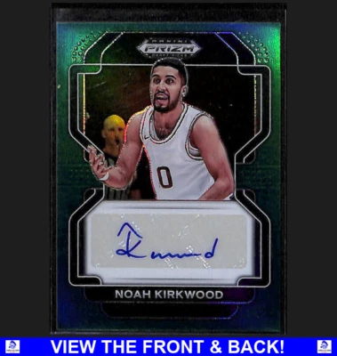 Noah Kirkwood 2022 Panini Prizm Draft Picks Auto RC Harvard Crimson DP NKI - Image 1 of 3