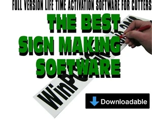 BASIC WinPCSIGN 2018 Software 600 Drivers. Vectorization  DOWNLOADABLE via email - Picture 1 of 5