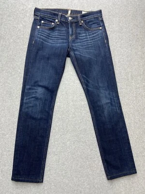 Rag And Bone Womens Jeans 30x26 Blue American Dark Wash Straight Leg - Image 1 of 4