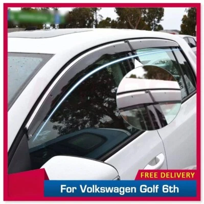 Luxury Weather shields Weathershields For VW Golf 6th Gen MK6 hatch 2009-2013 - image 1 of 4