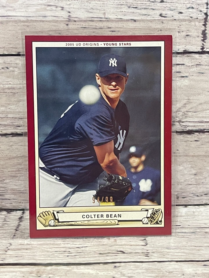 2005 Upper Deck Origins Old Judge Red (#'d/99) - #214 Colter Bean - Image 1 of 1