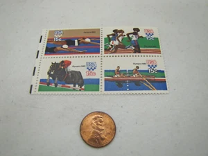 Us 1980 Scott # 1791-1794 Summer Olympics Moscow Block Of 4 15 Cent Stamps - Picture 1 of 2