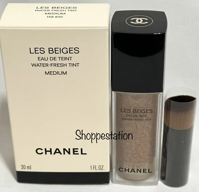 Chanel Les Beiges Water Fresh Tint Shade MEDIUM Full Size 1oz / 30ml New In Box - Image 1 of 4