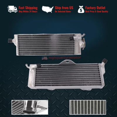 All Aluminum Radiator For 1985-1988 Honda CR500/CR500R/CR 500R（L+R) Foto 1 de 4