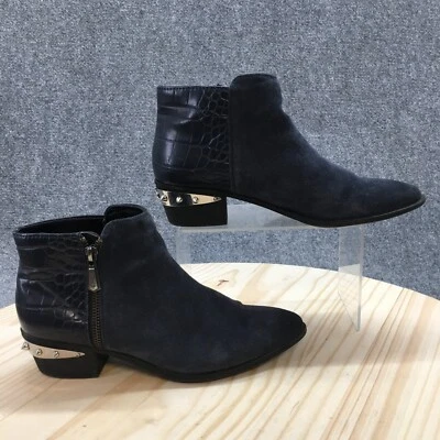 Circus By Sam Edelman Botas Mujer 8M Holt Botines Tacones Azul Imitación Cuero Foto 1 de 4