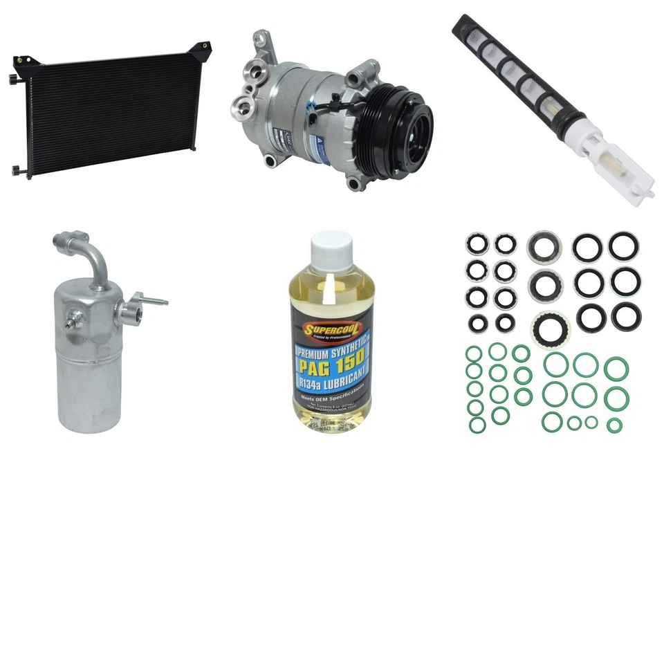 Kit de compresor de aire acondicionado para Chevrolet Silverado 2500 1999-2001 UAC 2000 Foto 1 de 1