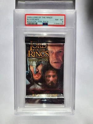 LOTR TCG Bloodlines Booster Pack PSA 8 NM-MT 2005 Lord of the Rings RARE! - Image 1 of 4