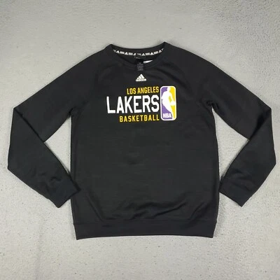 Adidas Los Angeles Lakers свитер мальчика XL черный NBA пуловер толстовка * - Изображение 1 из 4