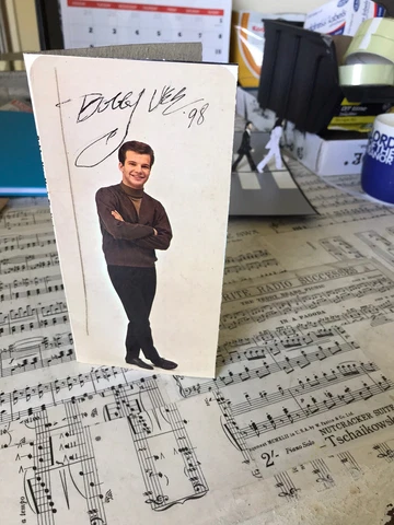 Bobby Vee Autograph Hand Signed Picture In Person Cover